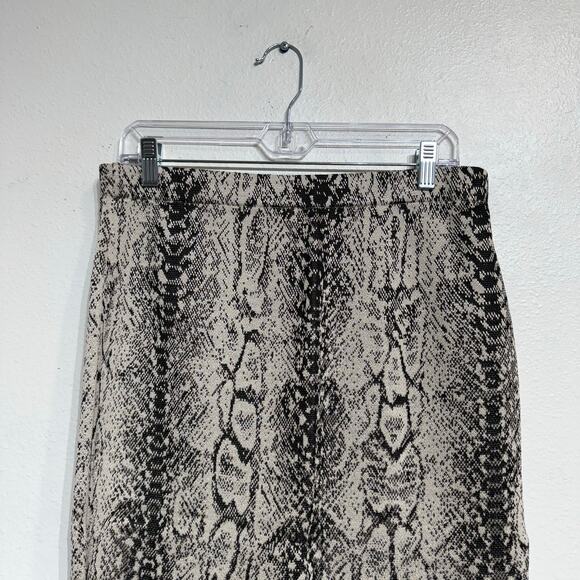 St. John Python Print Midi Skirt Sz 12 - Picture 3 of 11